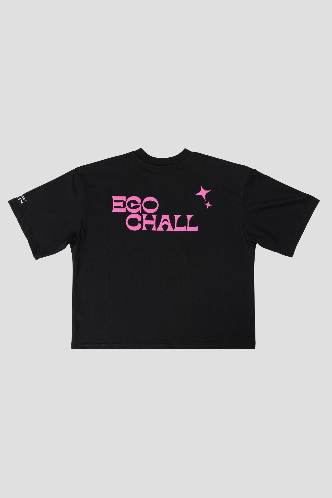 "SL" Black Structured Tee