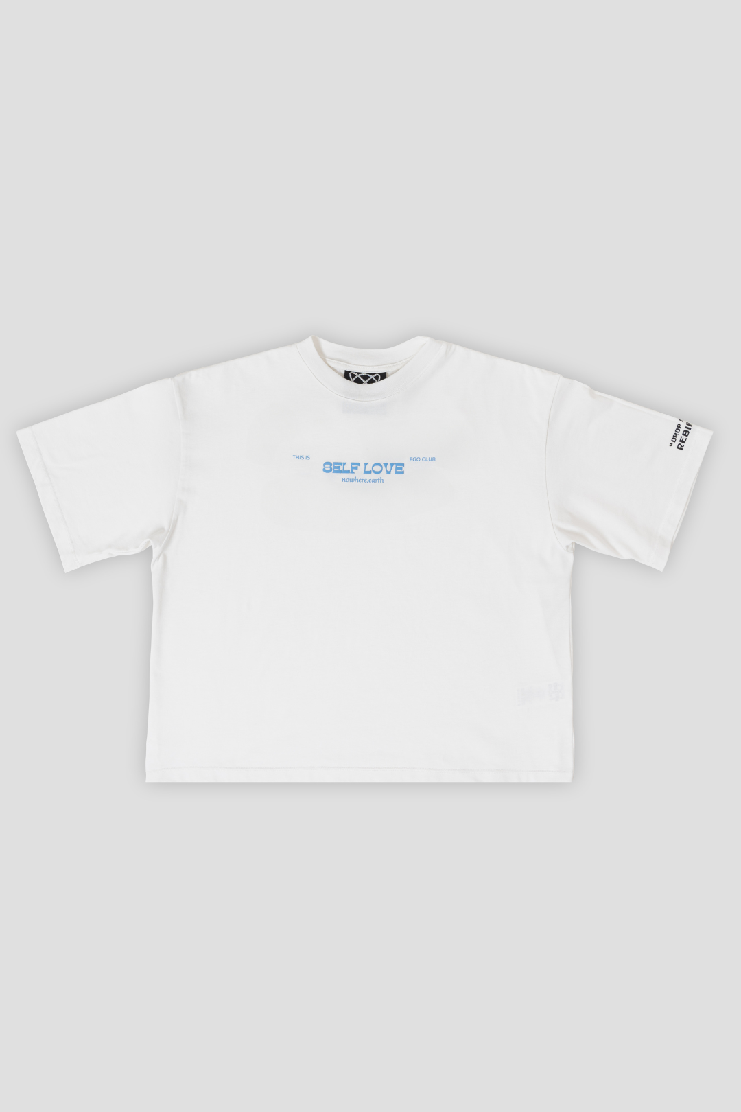 "SL" White Structured Tee