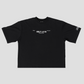 "SL" Black Structured Tee