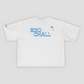 "SL" White Structured Tee