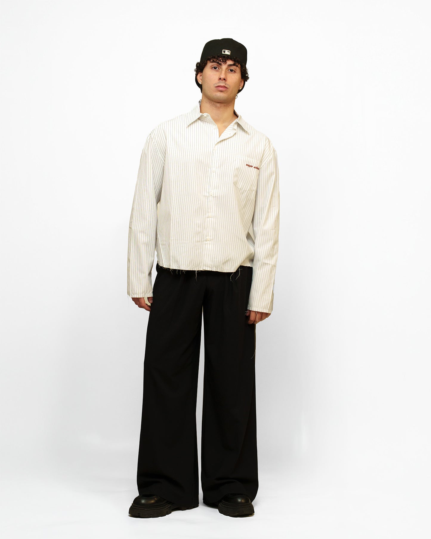 STRIPED UNIFORM SHIRT